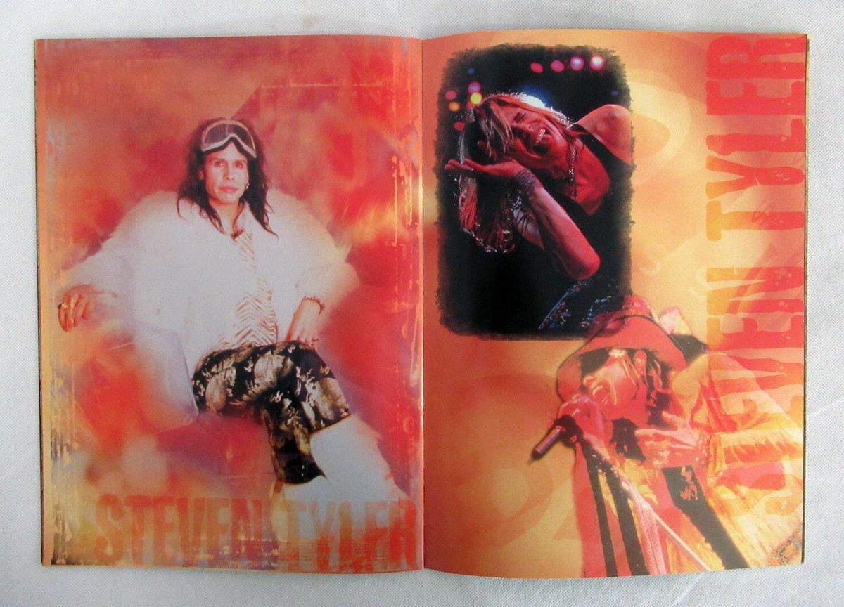 et015 Japan Original Concert Tour Program Book AEROSMITH Japan