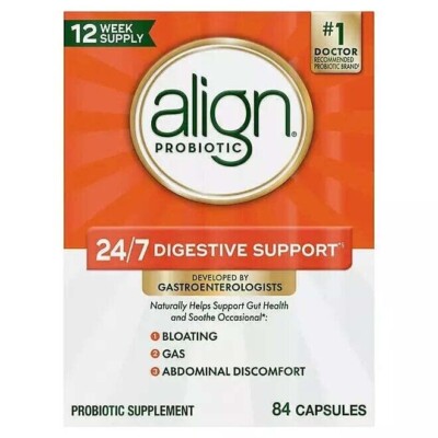 Align Daily Probiotic Supplement Capsules 84 Count Digestive System Support 2027