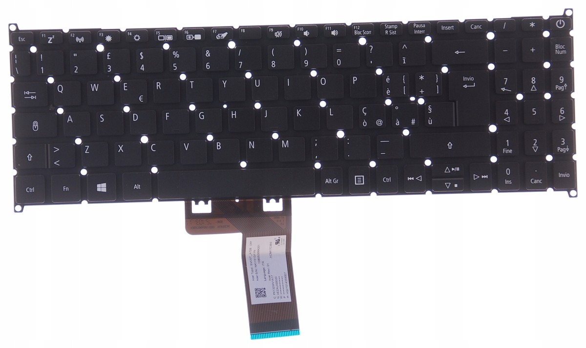 ACER Extensa 215-31 IT Keyboard NKI151311N A | eBay