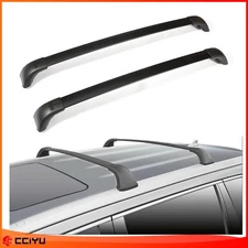 Fits 2014-2019 Toyota Highlander Limited XLE Black Aluminum Roof Rack Cross Bar