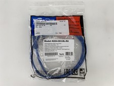 Tripp-Lite Cat6 3ft Blue Right-Angle Patch Cable 24AWG Bare Copper Snagless RJ45