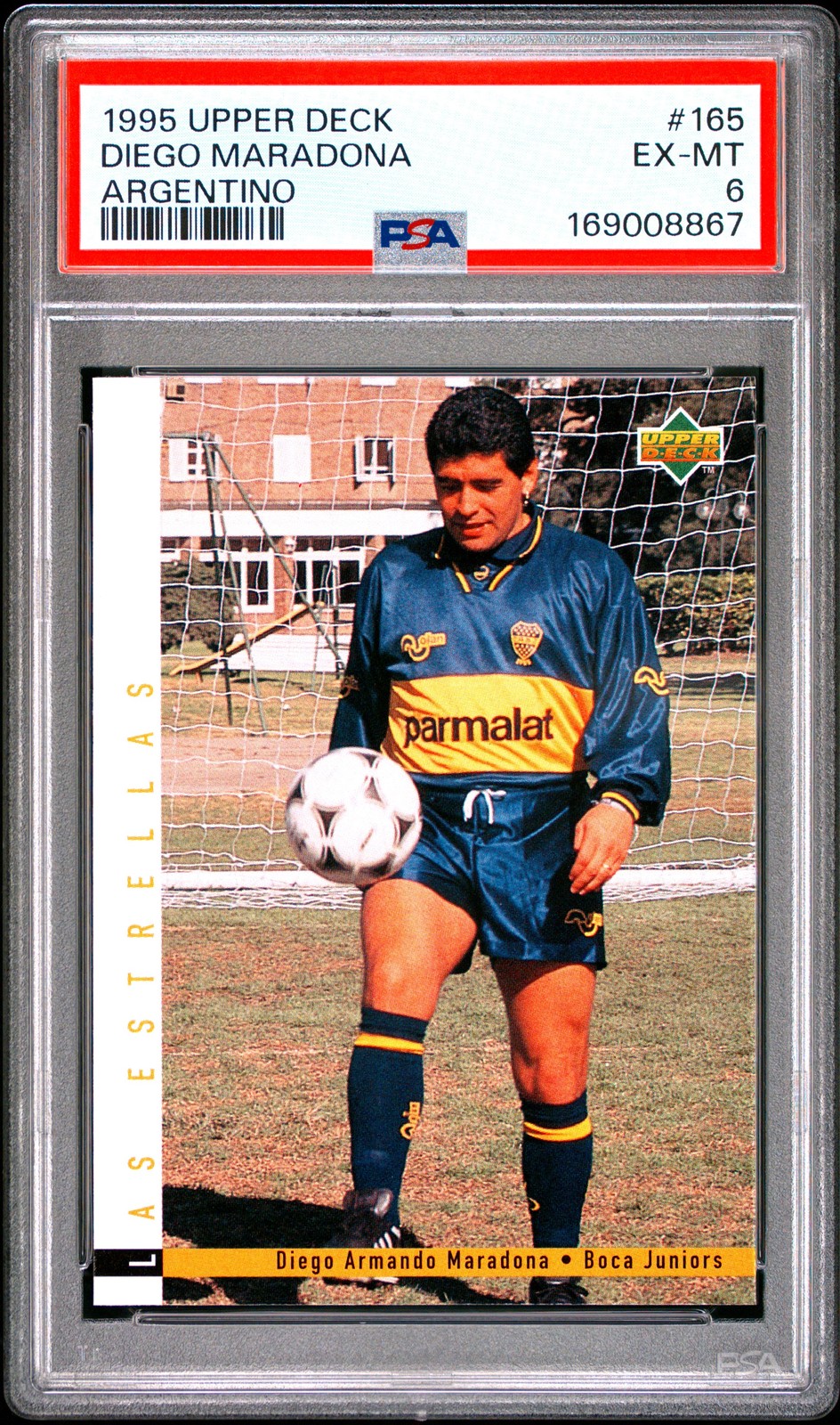 1995 UD ARGENTINO #165 DIEGO MARADONA PSA 6