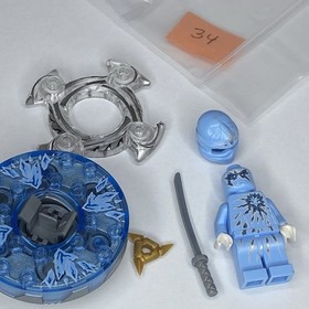 LEGO Ninjago NRG Zane w Weapons Spinner Njo0069 9590