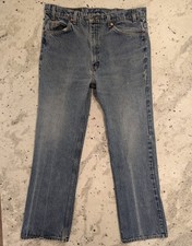 VTG USA Made Levi 517 Mens Jeans 40x34 fits 38x30 Boot Cut Orange Tab Chore