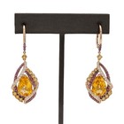 Le Vian Crazy Collection 14K Rose Gold Citrine Garnet 16.6ctw Earrings #JB749-1 — photo 1