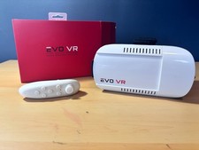 EVO VR Virtual Reality Headset for Smart Phone with Box Tested Working Read