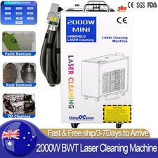 AU Stock 2000W Fiber Laser Cleaning Machine Metal Oil Rust Paint Remover Cleaner