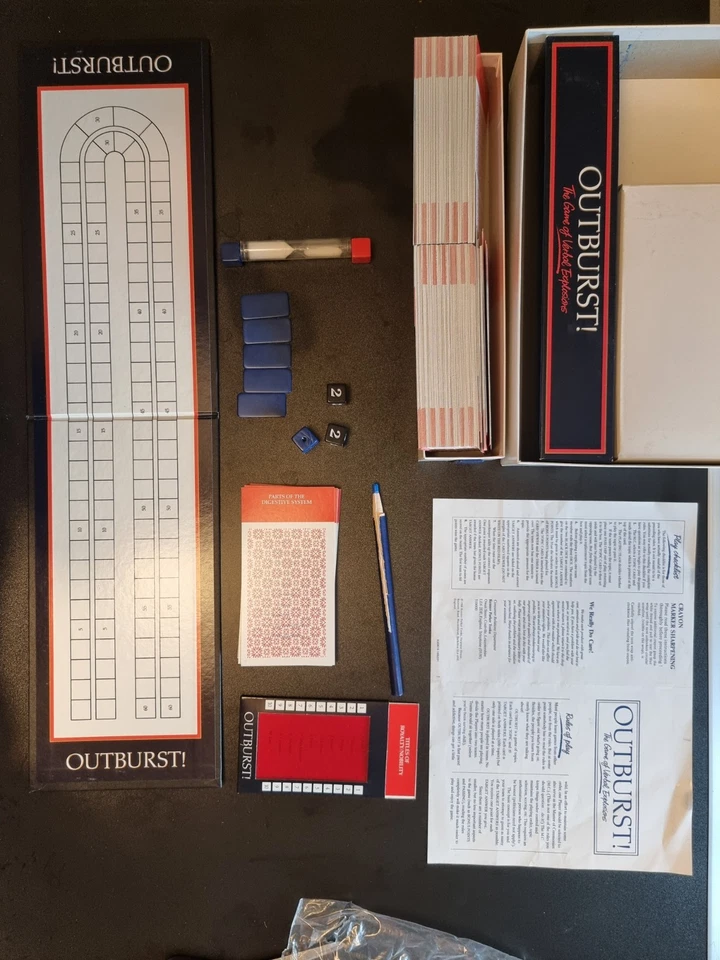 Vintage - Outburst - First Edition Board Game - 1986 - Parker - Complete - Image 3 of 4