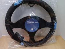 Pilot SW-121 Genuine Leather Steering Wheel Cover – Licensed Ford performance