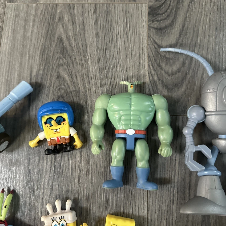 Action Figure Lot SpongeBob Square Pants Toys Collectibles - Image 2 of 4