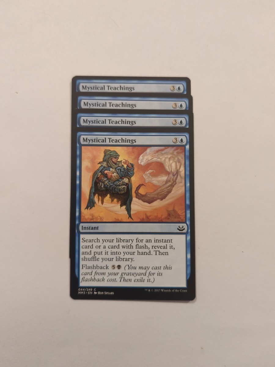 4) Mystical Teachings *PLAYSET* Modern Masters 2017 Regular NM MTG