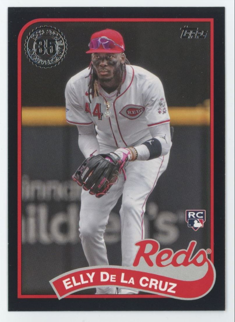 2024 Topps Update 1989 Baseball BLACK Elly De La Cruz Rookie /299 Reds #89US-39