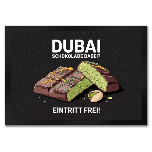 Dubai Schokolade Dabei FußMatte In 35X50 Cm - Eintritt Frei-image
