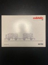 Le coffret de deux wagons bi foudres en miniatures par Marklin au HO