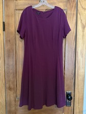 Talbots Women’s Burgundy Plum Dress Size 12 Career Church Work Wear
