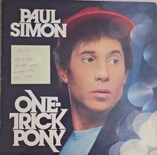 Paul Simon One Trick Pony Vinyl Record LP VG/G+ WB 56846 1980