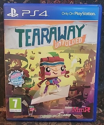 Tearaway Unfolded: Crafted Edition PlayStation 4 PS4 - Complete - U.K. Import