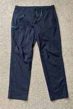REI Co-op Pants Mens Size 36x30 Dark Navy Trailmade Pants DWR UPF50 Hiking
