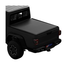 TOBEKIN Soft Roll-up Truck Bed Tonneau Cover for 2020-2025 2026 Jeep Gladiato...