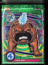 2026 Topps Finest Fantastic Four Lockjaw Green Refractor /99