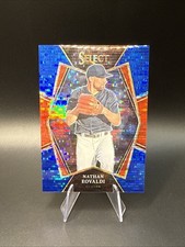 2022 Panini Select Baseball Nathan Eovaldi Blue Pulsar Prizm /9
