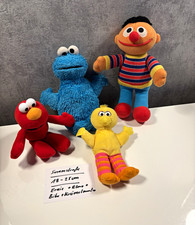 Sesamstra&szlig;e Ernie Elmo Bibo & Kr&uuml;melmonster Pl&uuml;schfiguren-Set, 18&ndash;25 cm
