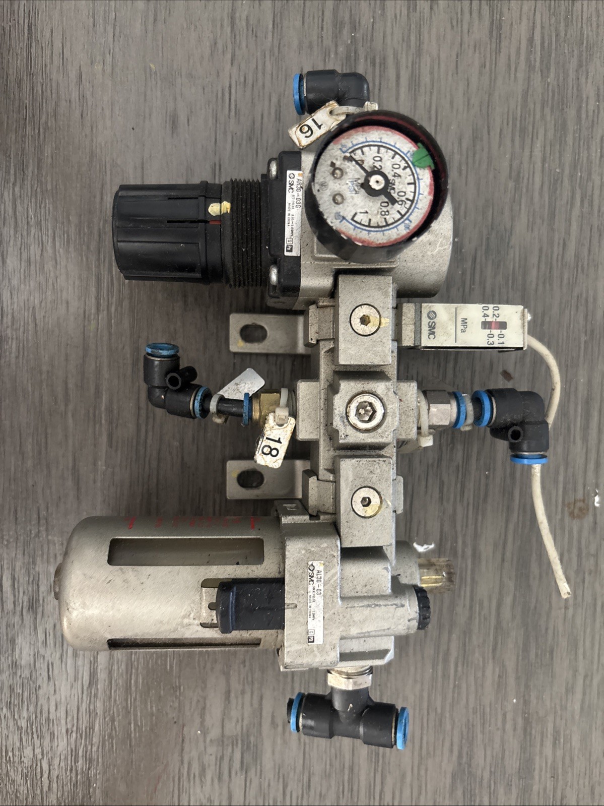 SMC AR30-03G-A Regulator AF30-03-A Filter AL30-03-A Lubricator