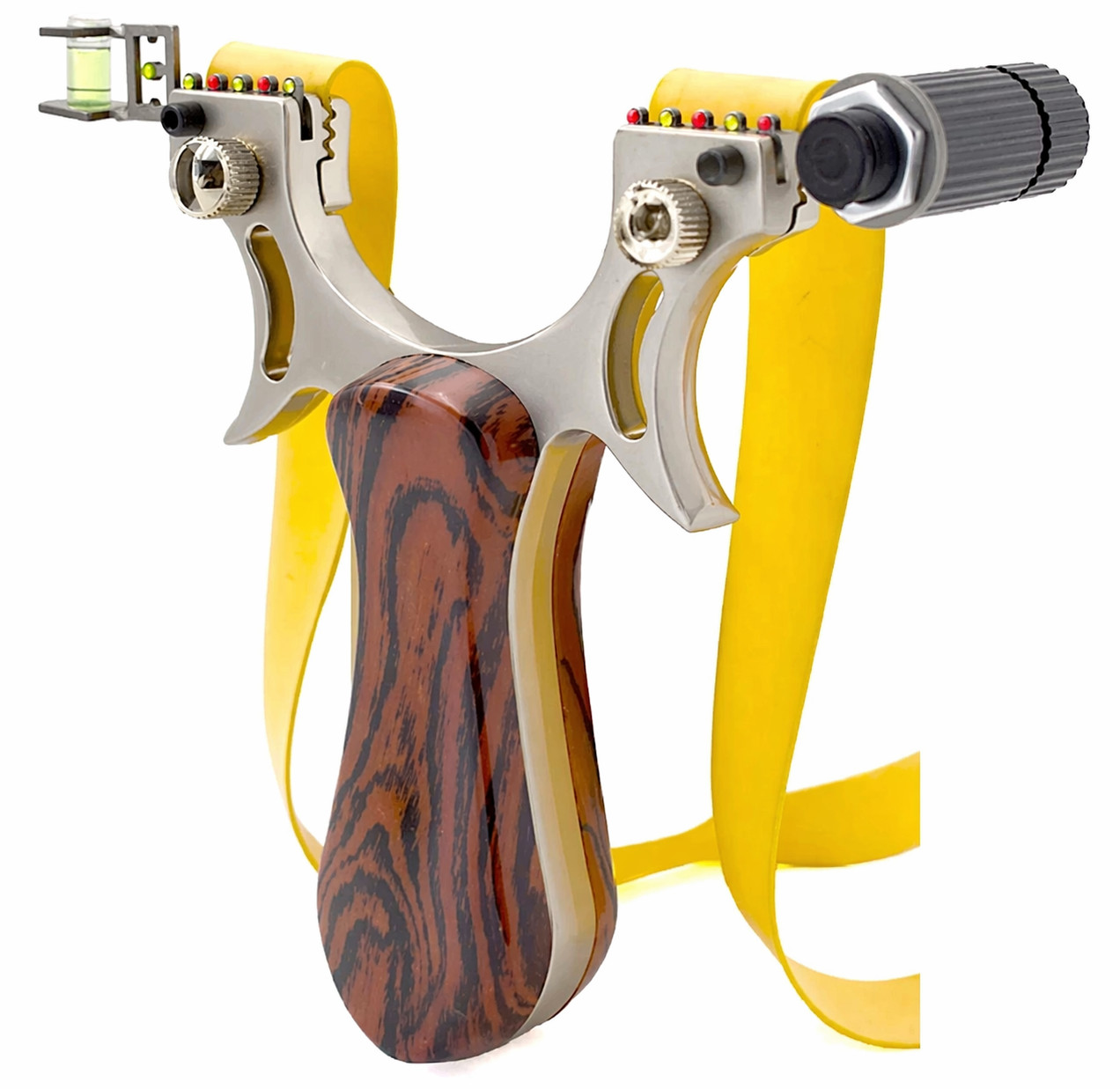 Lancer de précision haut de gamme à guide lumineux, finitions bois noble et métal