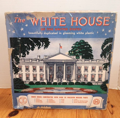 Louis Marx & Co White House President Set Plastic Model! Incomplete, COOL! RARE!