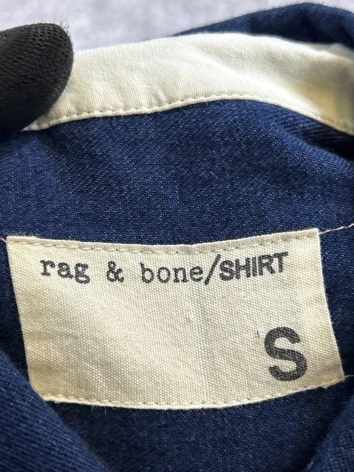 Rag & Bone Romper Womens Small Blue Cotton - Image 3 of 4