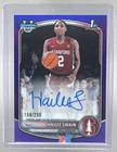 Hailee Swain 2025 Bowman Chrome #CPA-HS Purple Refractor 1st RC Auto /250