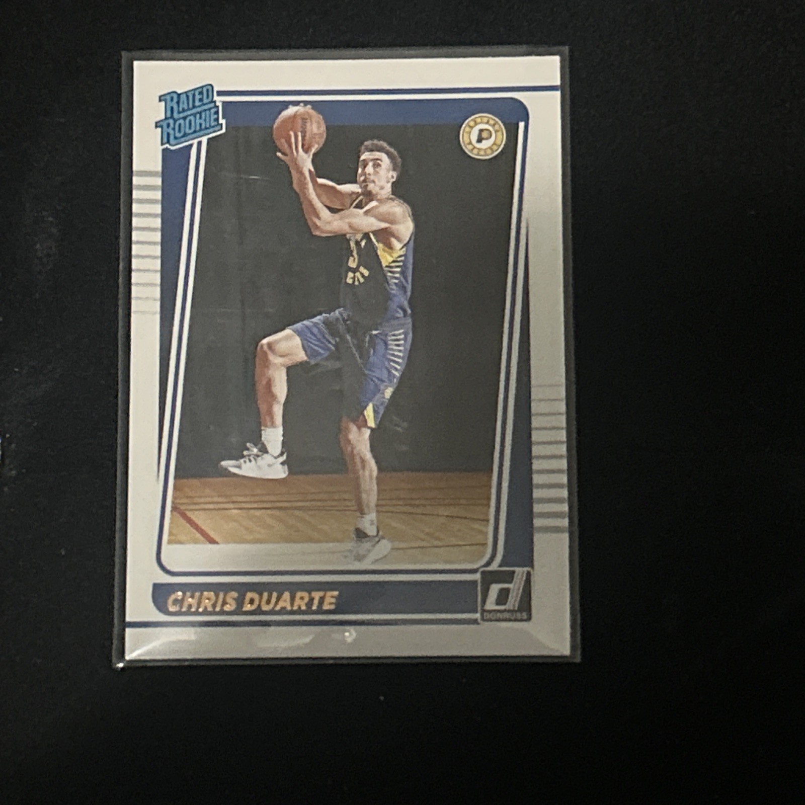 2021-22 Panini Donruss - Rated Rookie Chris Duarte #223 Press Proof Silver (RC)