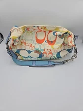 Coach Optic Signature Butterfly Handbag Purse A1194-F17423 Y2K