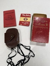 Weston Master II Universal Exposure Meter Model 735 w/ Original Leather Case
