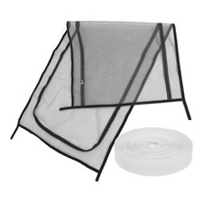  Zipper Screen Door for Cat Reinforced Proof Screens Barrier Indoor