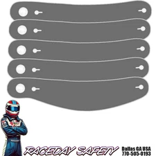 Ultra Shield Pack of 5 Smoke Tinted Tear Offs S56 for Zamp Helmets