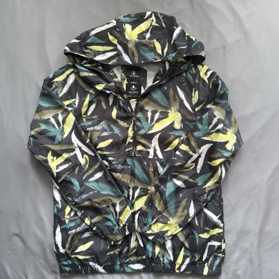 VOLCOM Jacket 600mm Wind It Up Windbreaker Skater Black Mens Size Small