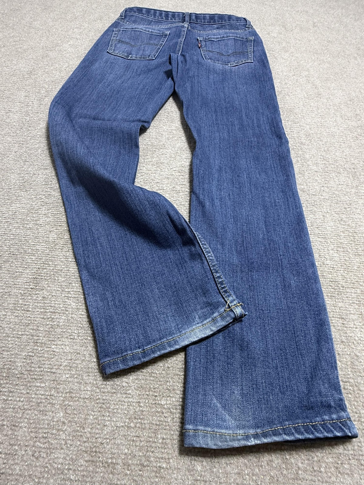 Levis 511 Jeans Boys 14 Regular Blue Slim Fit Distressed Knee Denim Pants 27x29 thumbnail 9