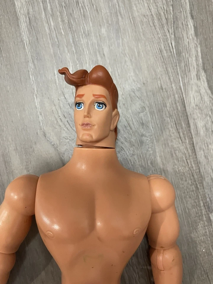 Figura de muñeca de acción de 12" Golden Glow Hercules Hero de Disney Mattel 1996 de colección Foto 2 de 4