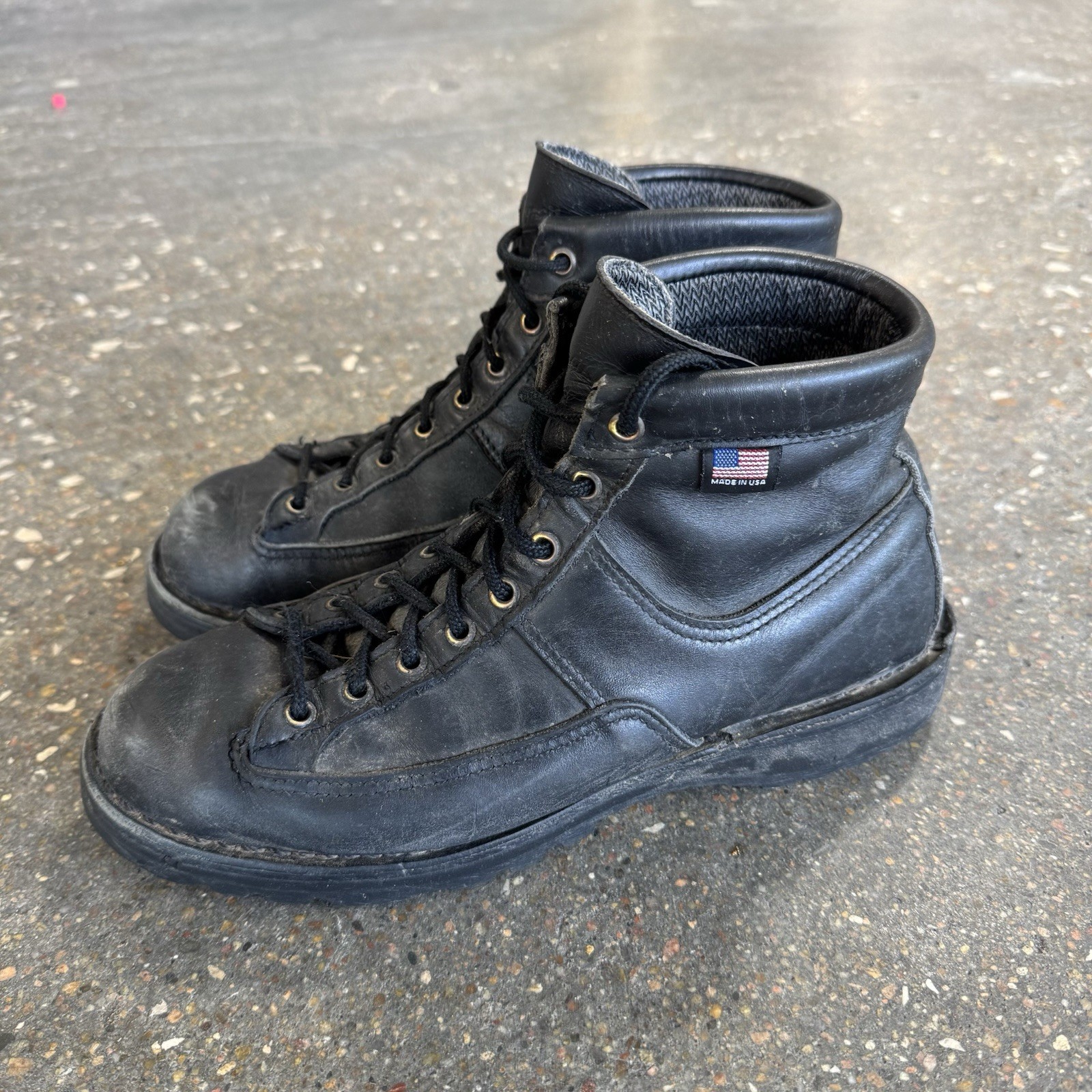 Danner Blackhawk II 6 Inch Mens Leather Boots Size 9.5 D Black Gore-Tex 24600