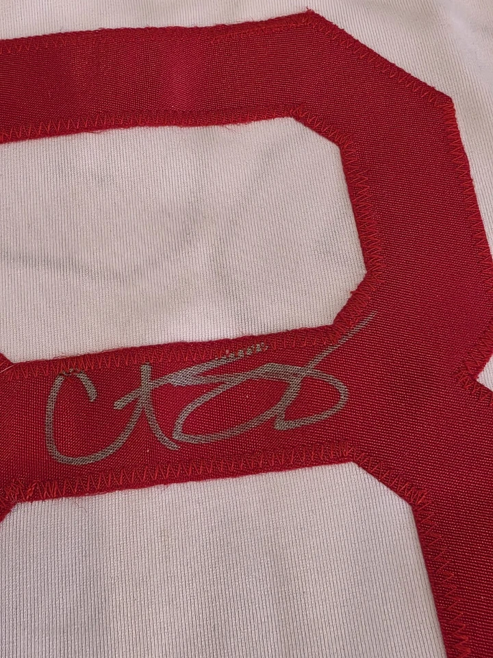 Curt Schilling Autographed/Signed Jersey JSA Sticker White Custom Jersey - Image 2 of 4