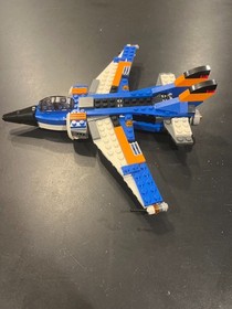 LEGO CREATOR: Thunder Wings 31008,  %100 Done, JUST THE PLANE And Manual, No Box