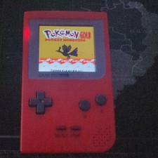 Nintendo Game Boy Pocket  GBP IPS Screen & Protective Carry Case.