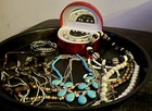 Vintage to New Costume Jewelry Mixed Lot of 16 Bracelets & Necklaces
