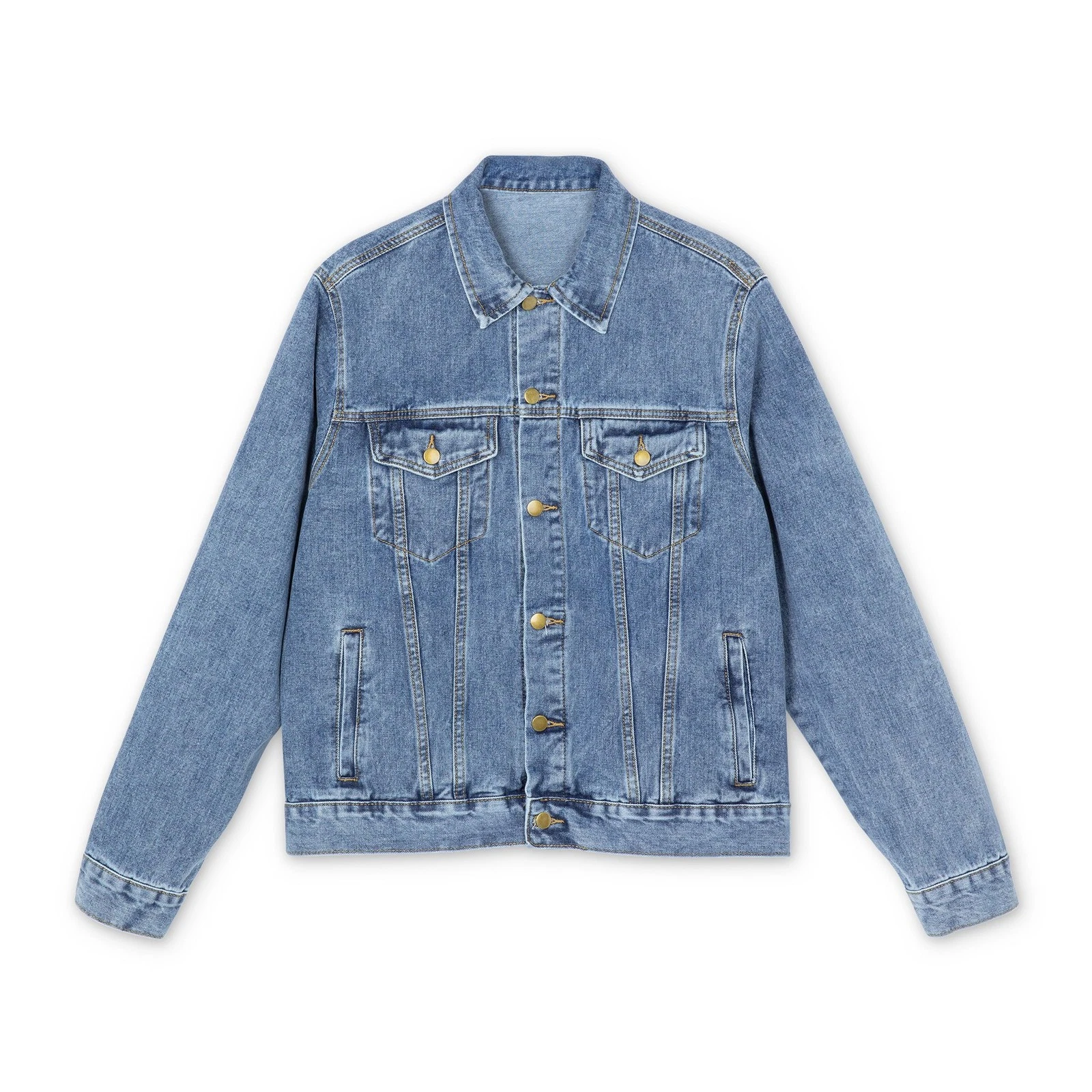Denim Jacket with Inspirational Quote