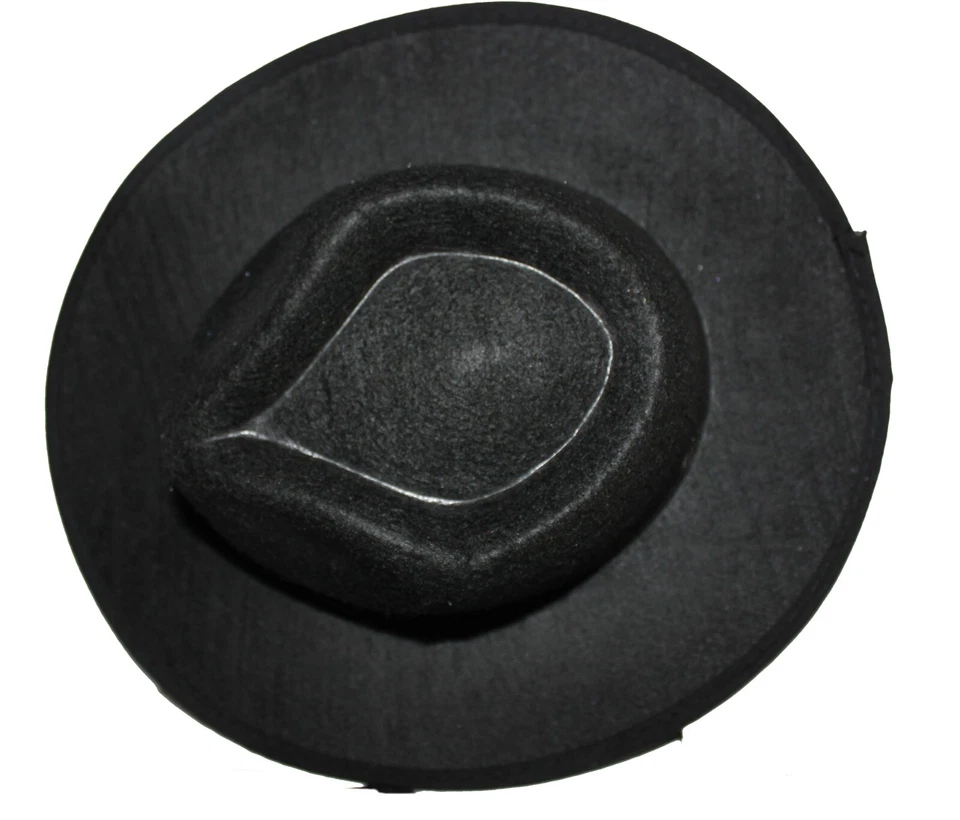 Gangster Mafia Kids Size Costume L (10-12) Black vest White Tie with  Black Hat - Image 4 of 4