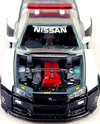 Kaido House x Mini GT Nissan GT-R R34 (V2 Aero) 🚨 Police KHMG120