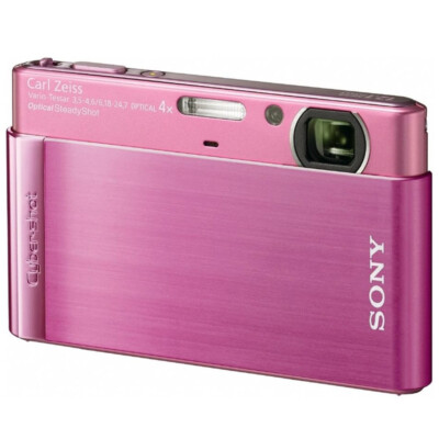 Sony Cyber Shot DSC-T90 pink 12.1MP 4x Optical Zoom Compact