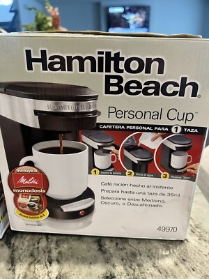 Hamilton Beach Personal One Cup Pod Brewer (Black) 49970 40094499700|