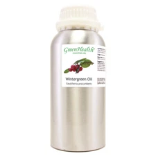16 fl oz Wintergreen Essential Oil (100% Pure & Natural) in Aluminum Bottle